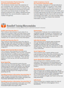 Description of Training Courses Available (Page 2)